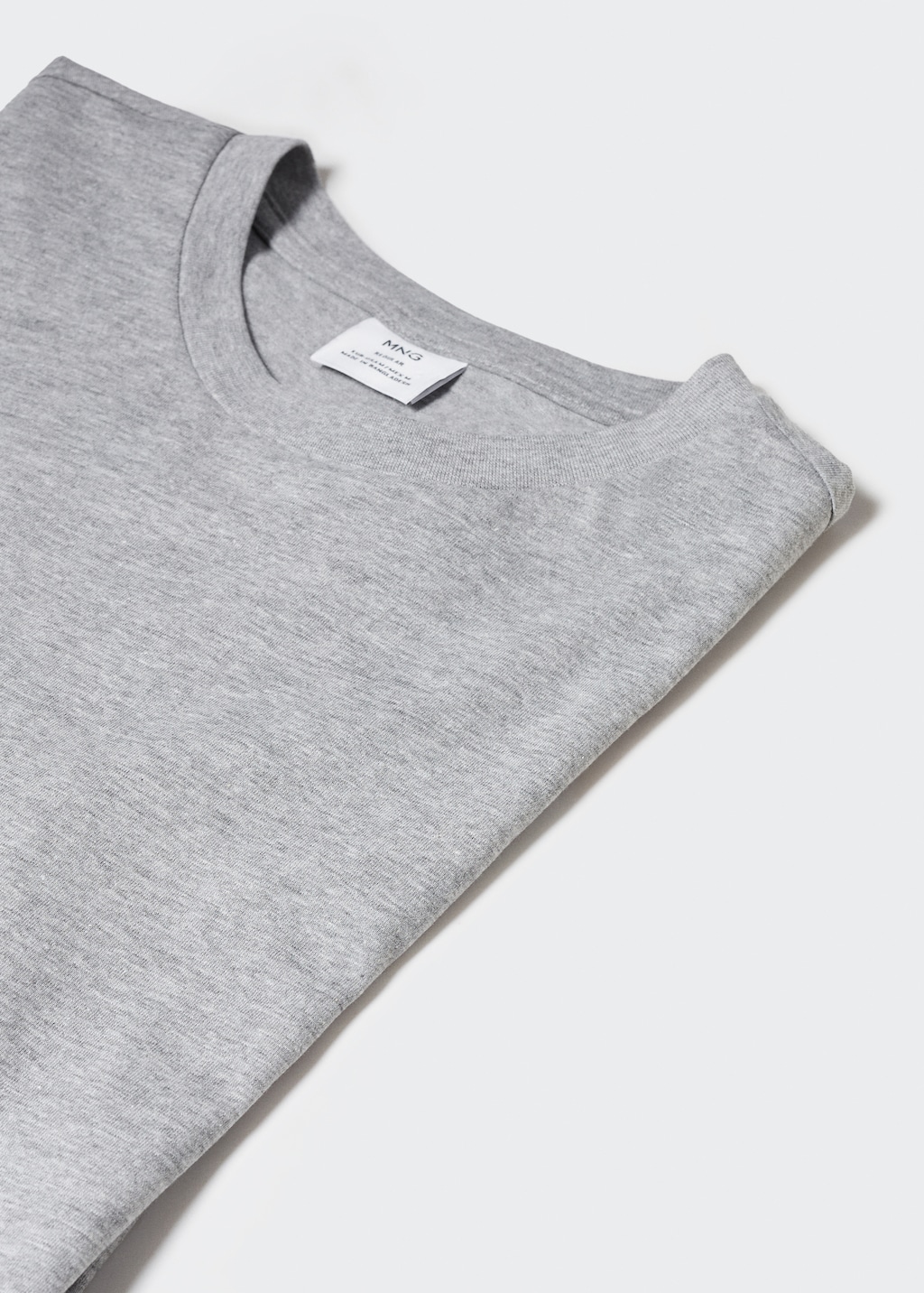 Basic-T-Shirt aus Comfort-Stretch-Baumwolle - Detail des Artikels 8