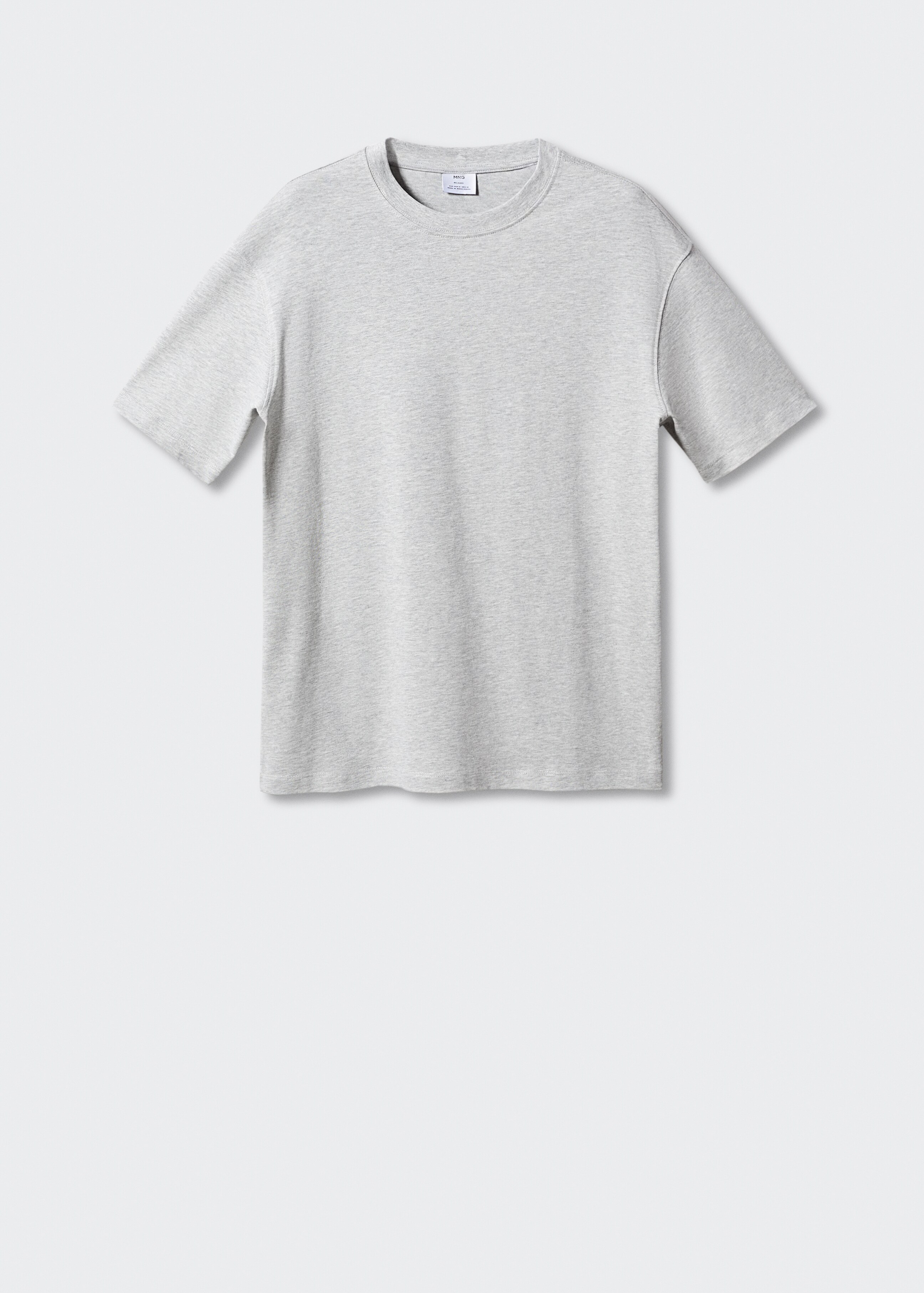 Basic relaxed-fit cotton t-shirt - Article without model
