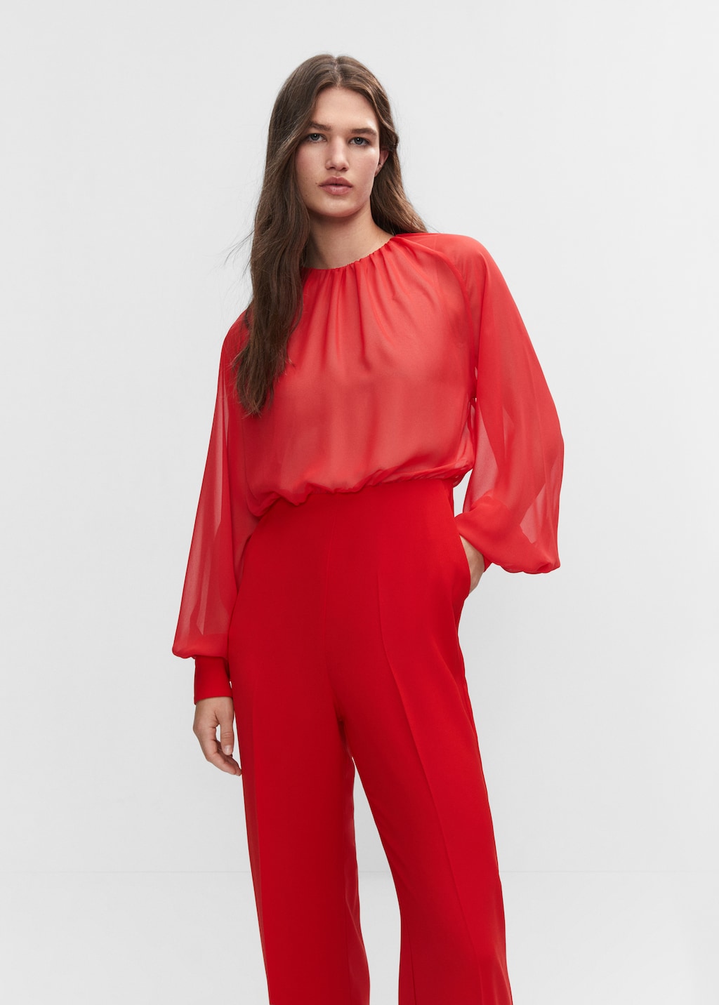 Mango fashion mono rojo