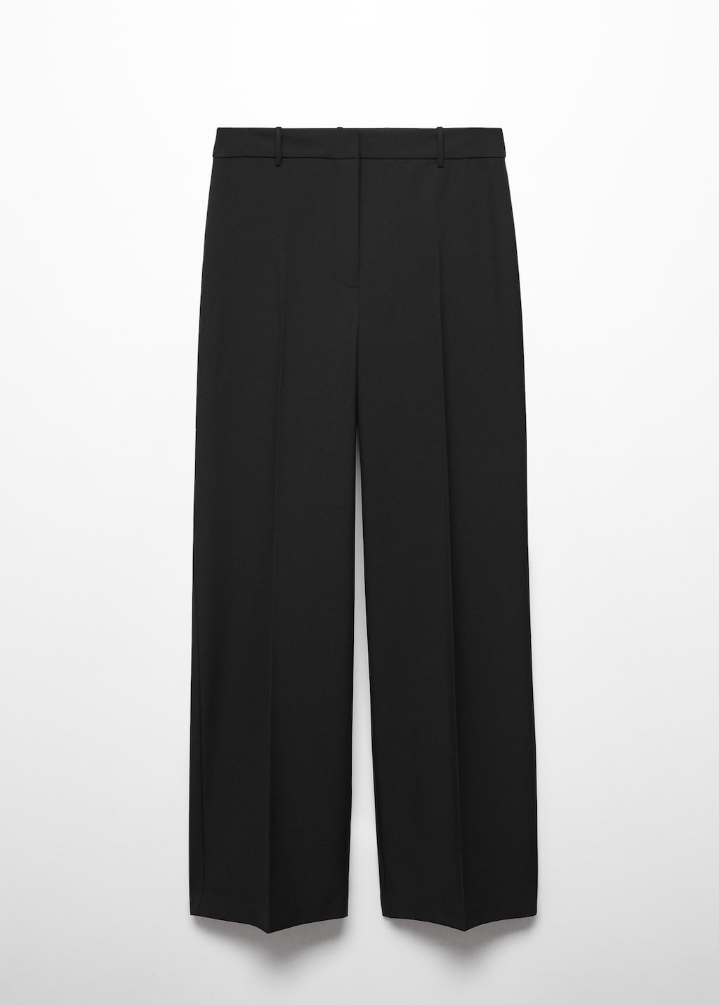 Straight-fit pleated trousers - Article without model