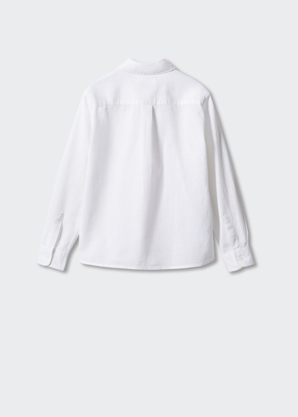 Regular-fit linen shirt - Reverse of the article