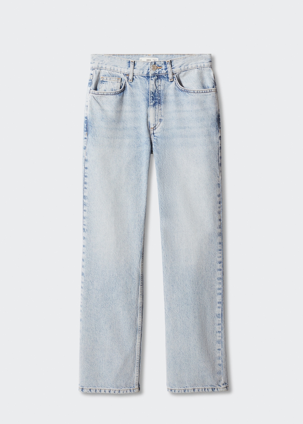 Mid-rise straight jeans - Article without model