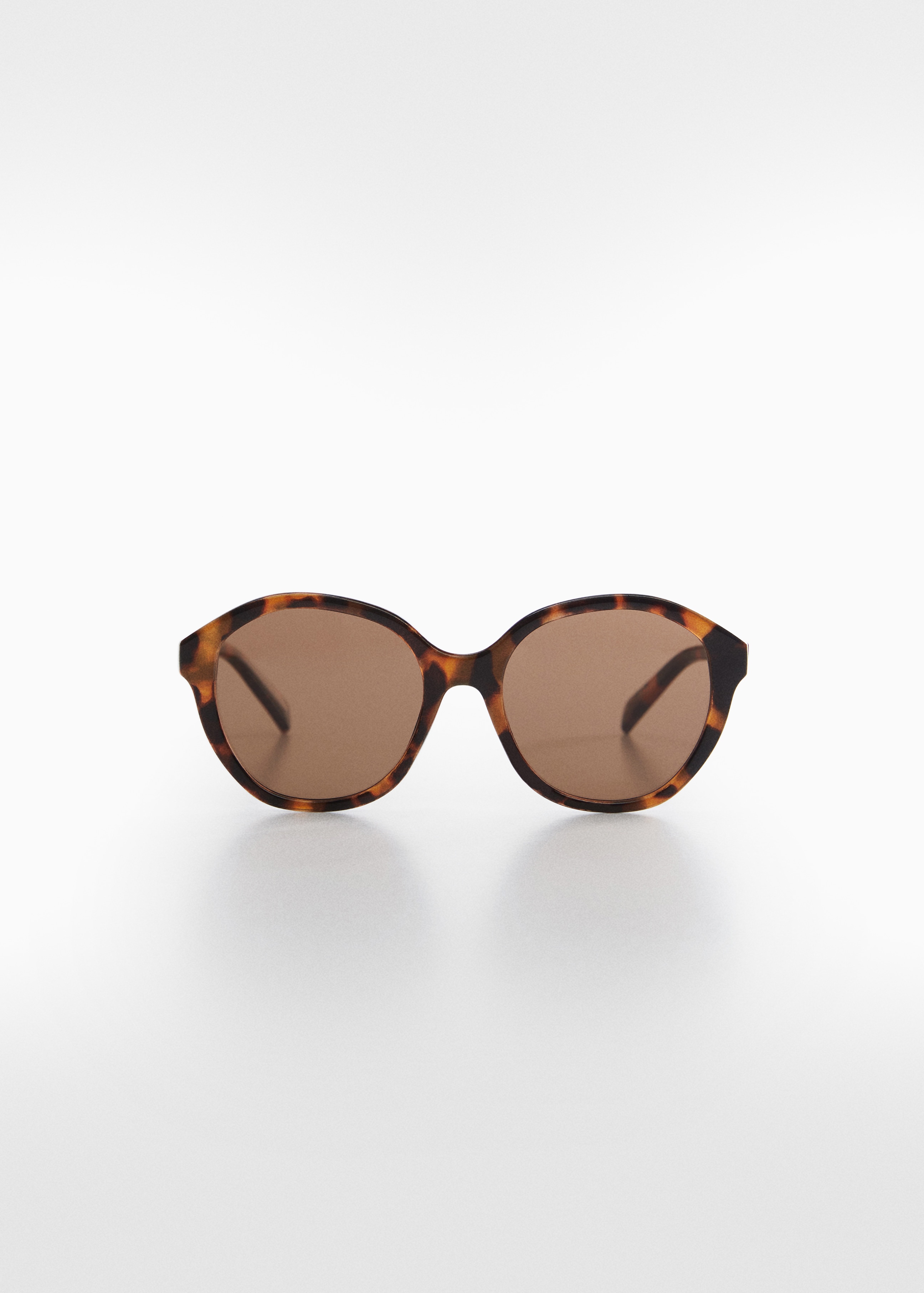 Okrugle sunčane naočale s okvirom od kornjačevine - Artikl bez modela