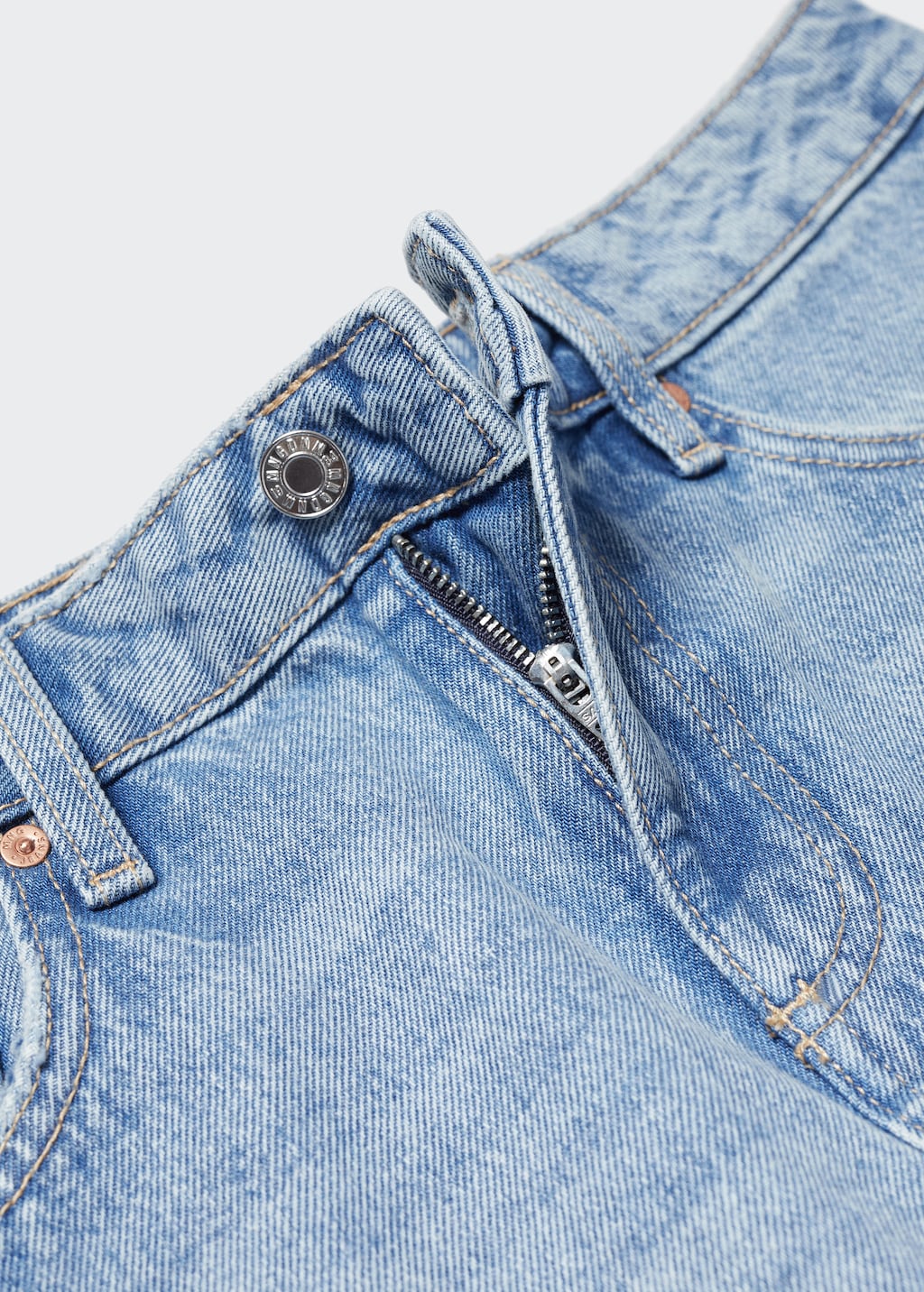 Low-rise denim mini skirt - Details of the article 8