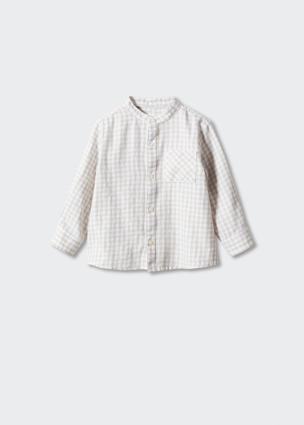 Check cotton shirt - Article without model