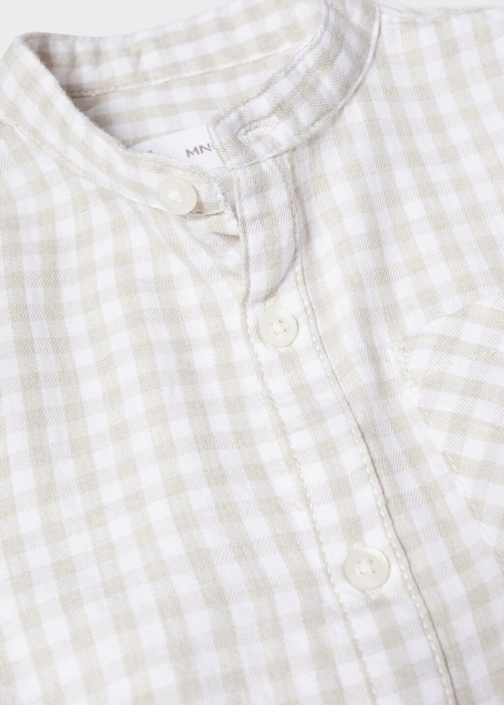 Check cotton shirt - Details of the article 0