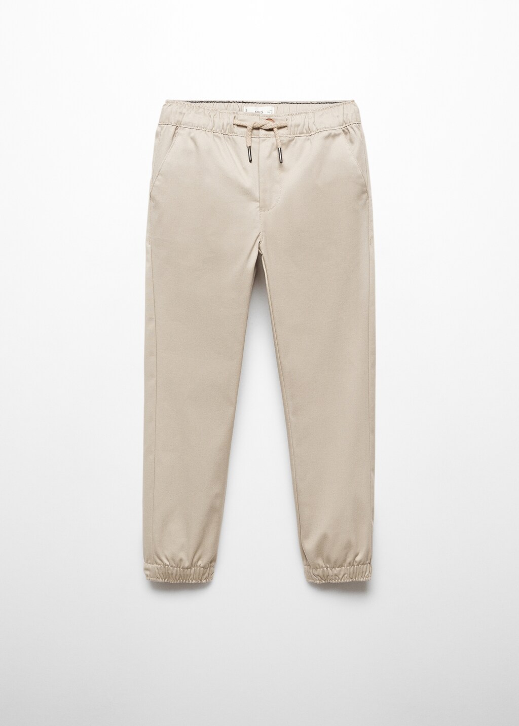 Cotton jogger-style trousers - Article without model