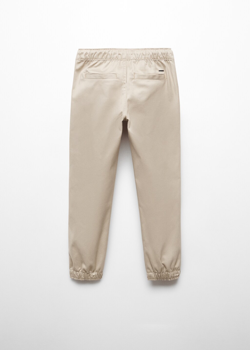 Cotton jogger-style trousers - Reverse of the article