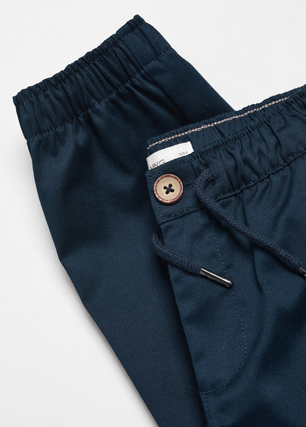 Cotton jogger-style trousers - Details of the article 8