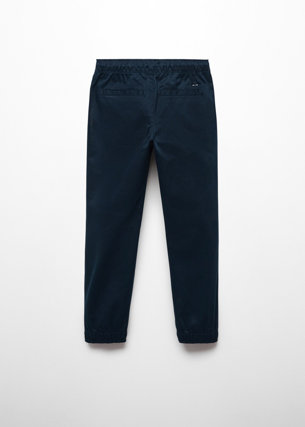 Cotton jogger-style trousers - Reverse of the article