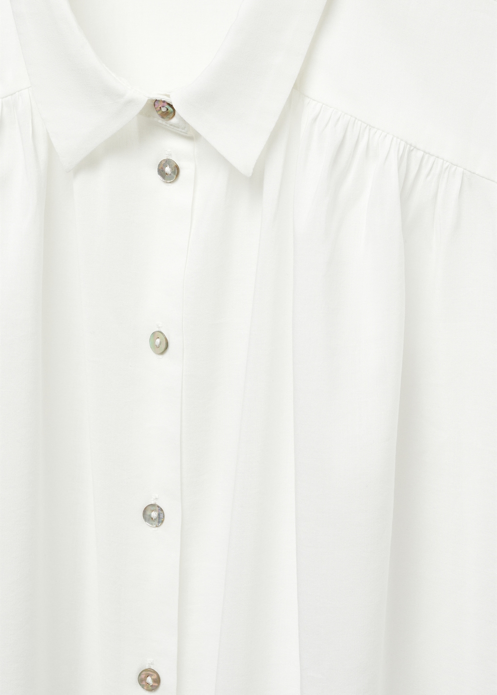 Sleeveless button-down shirt - Details of the article 8