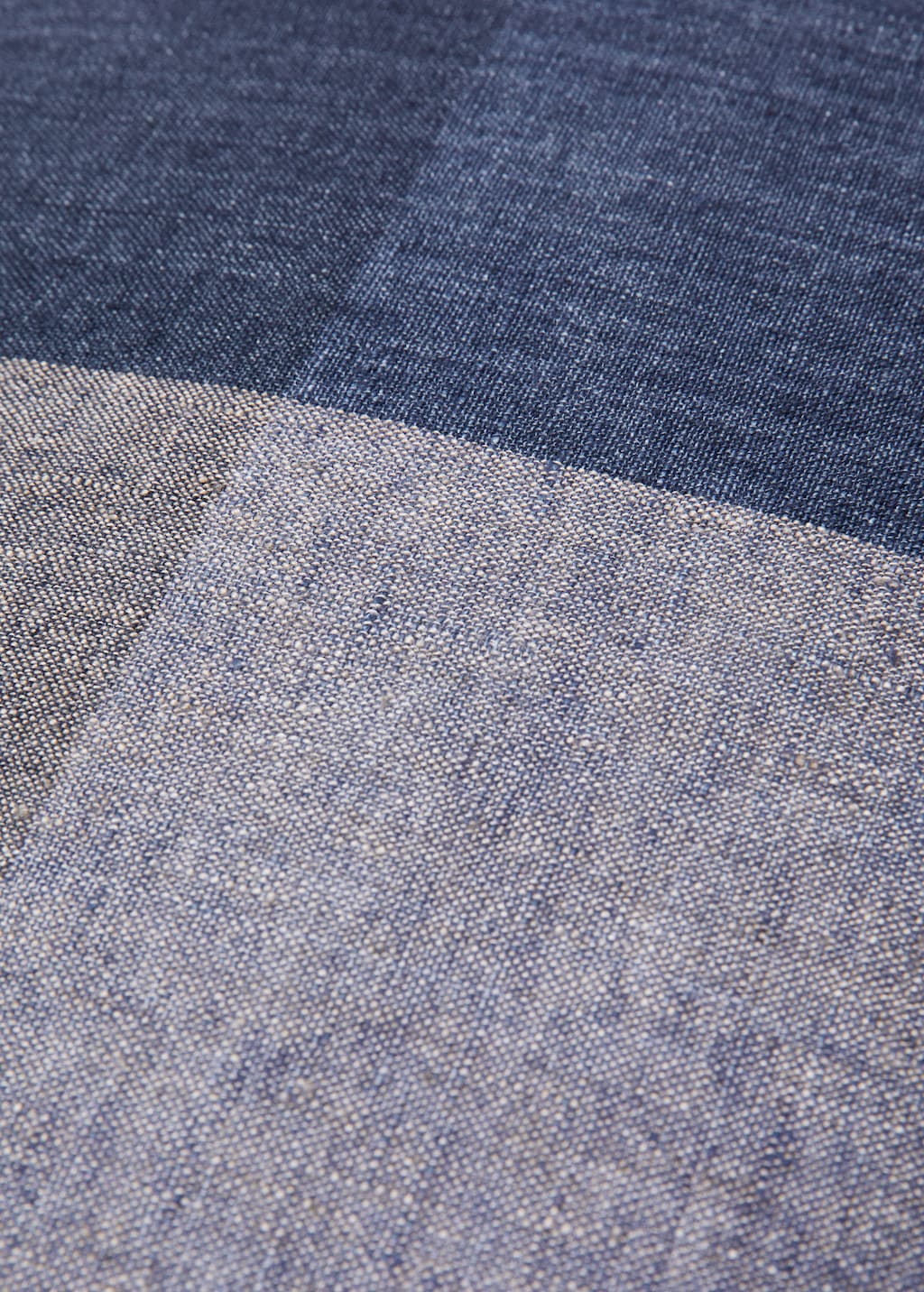 Linen check cushion cover 40x60cm - Details of the article 1