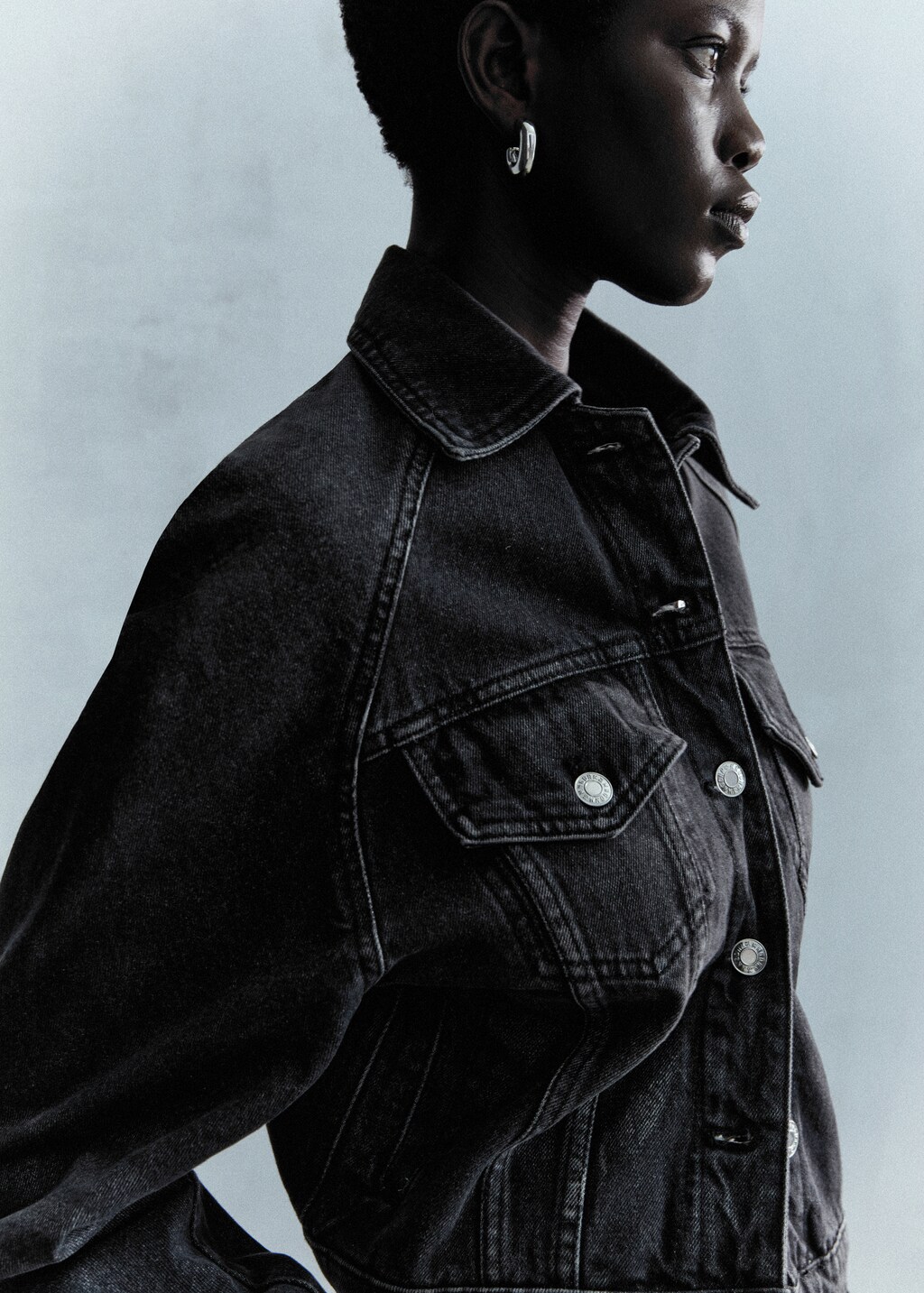 Oversize denim jacket - Details of the article 6