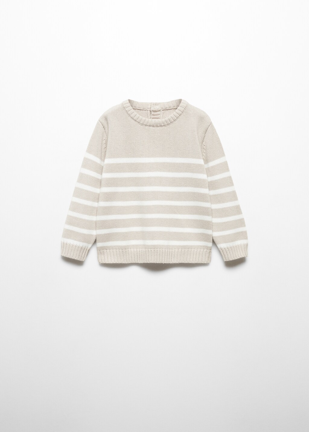 Striped knit sweater - Article without model