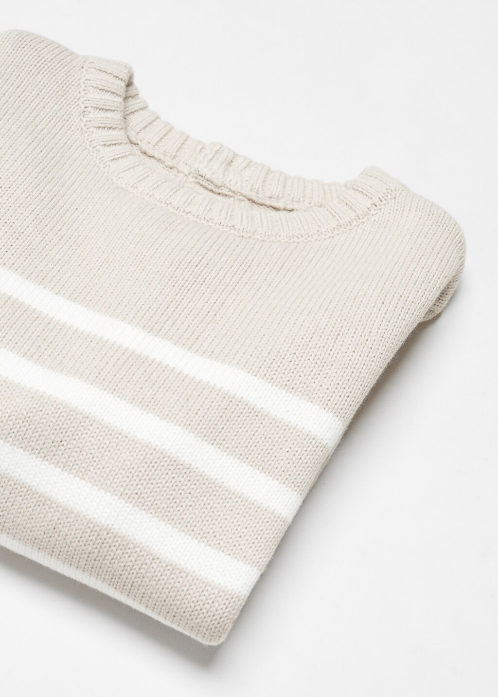 Striped knit sweater - Details of the article 0