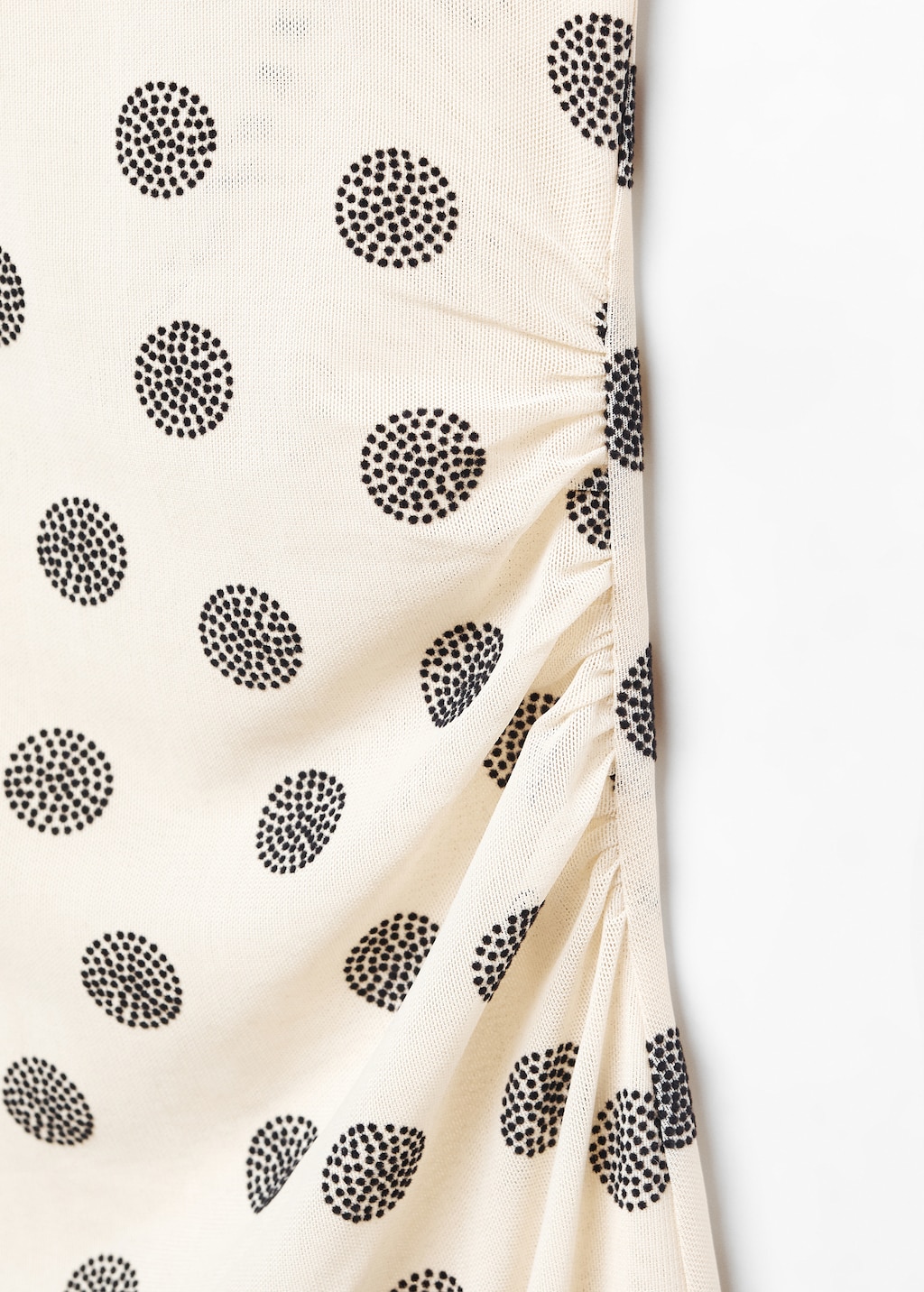 Printed dress with back opening - Details of the article 8