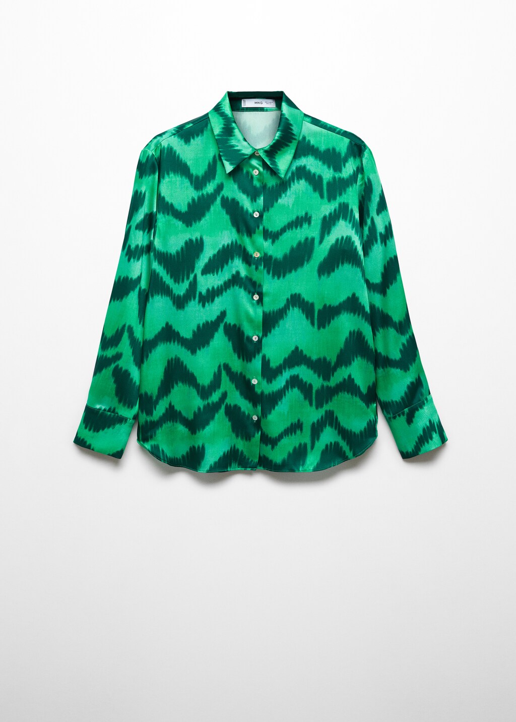 Satin print shirt - Article without model