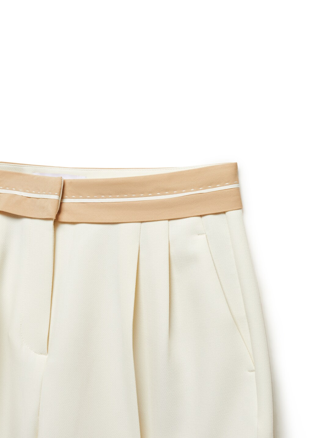 Pleated trousers with turn-up waist - Details of the article 8