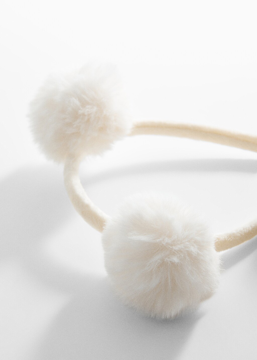 Pompoms headband - Medium plane