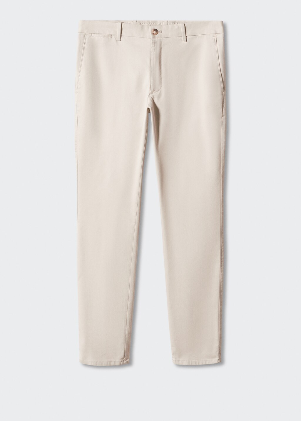 Slim fit serge chino trousers - Article without model