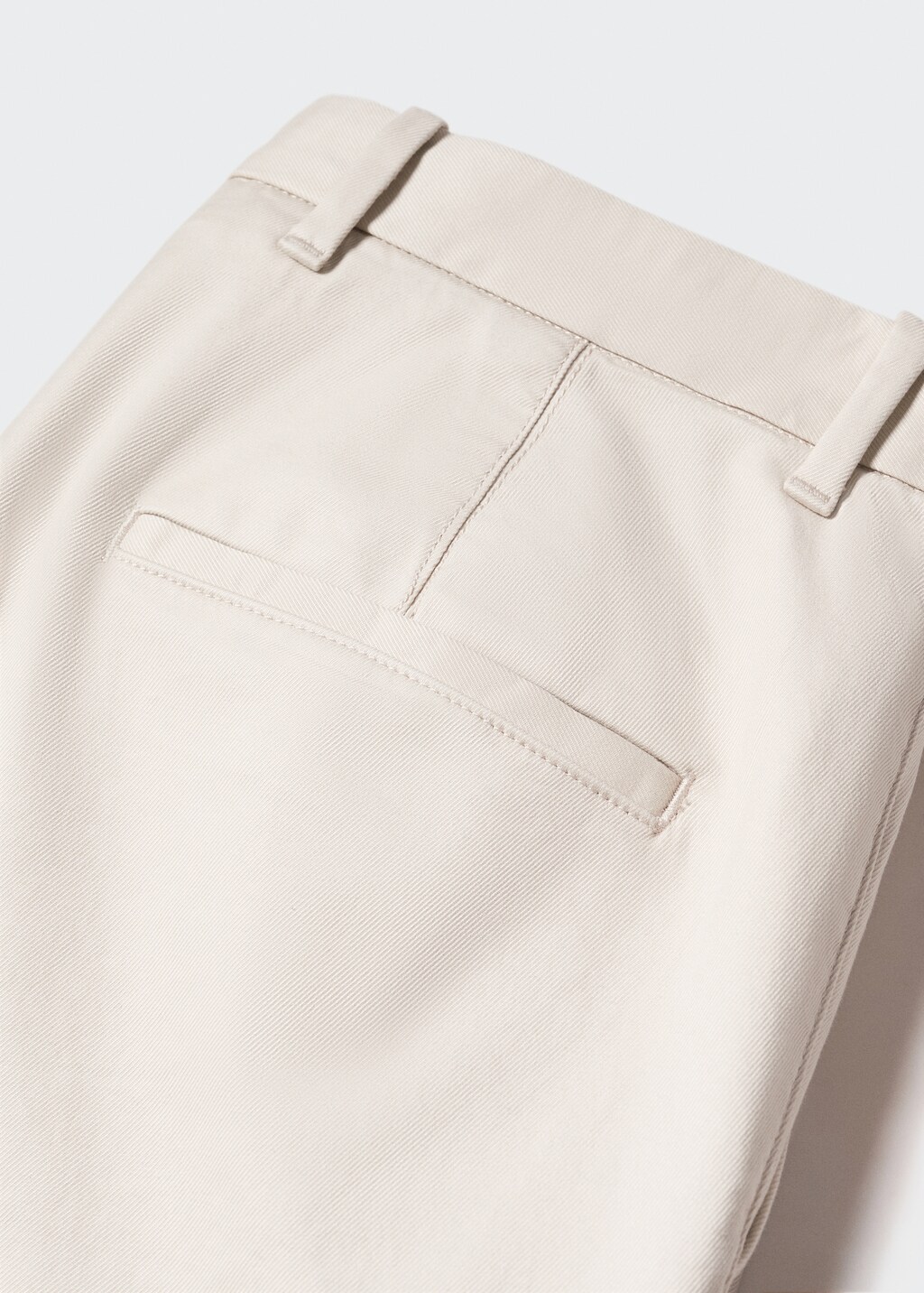 Slim fit serge chino trousers - Details of the article 8