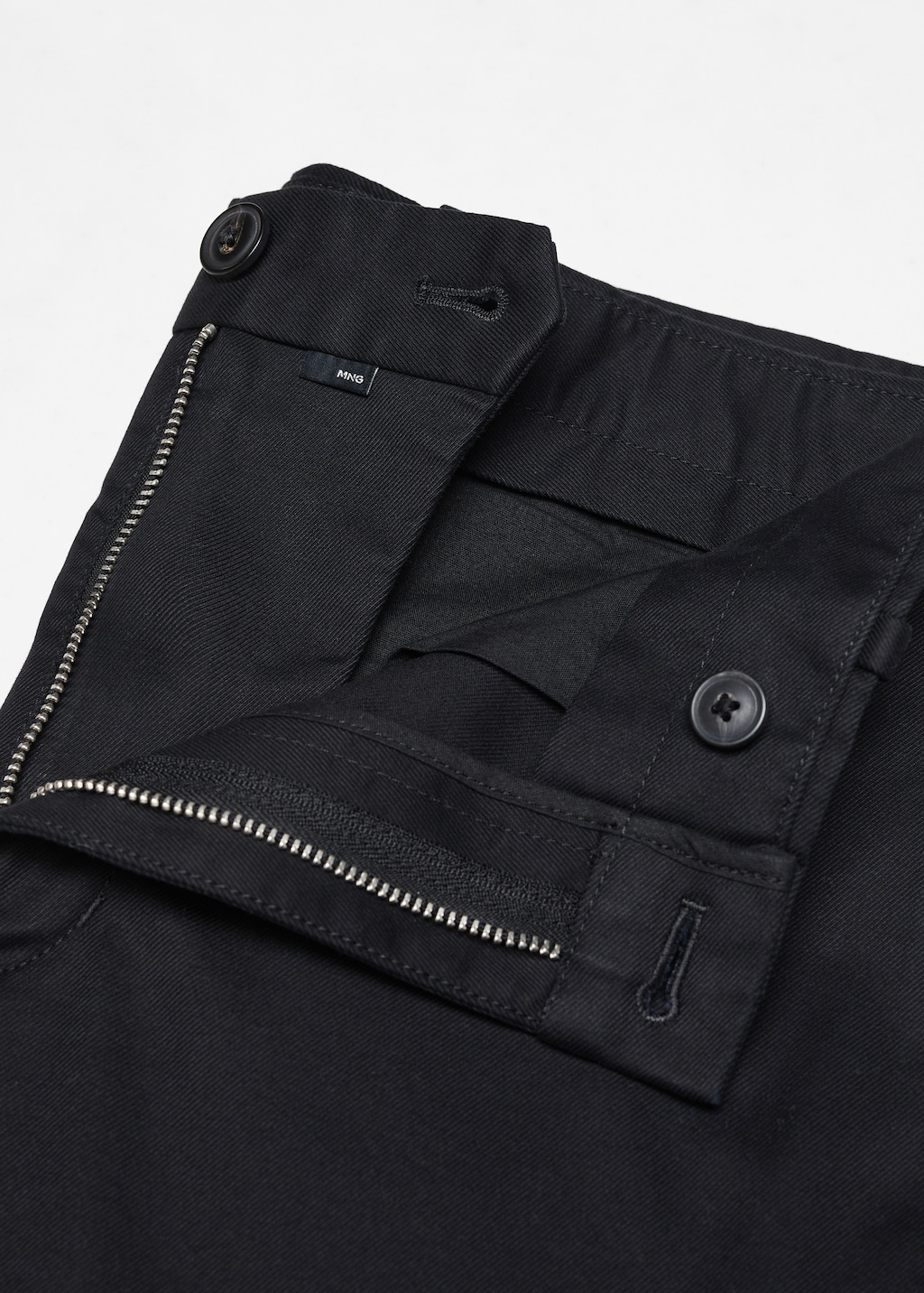 Slim fit serge chino trousers - Details of the article 8