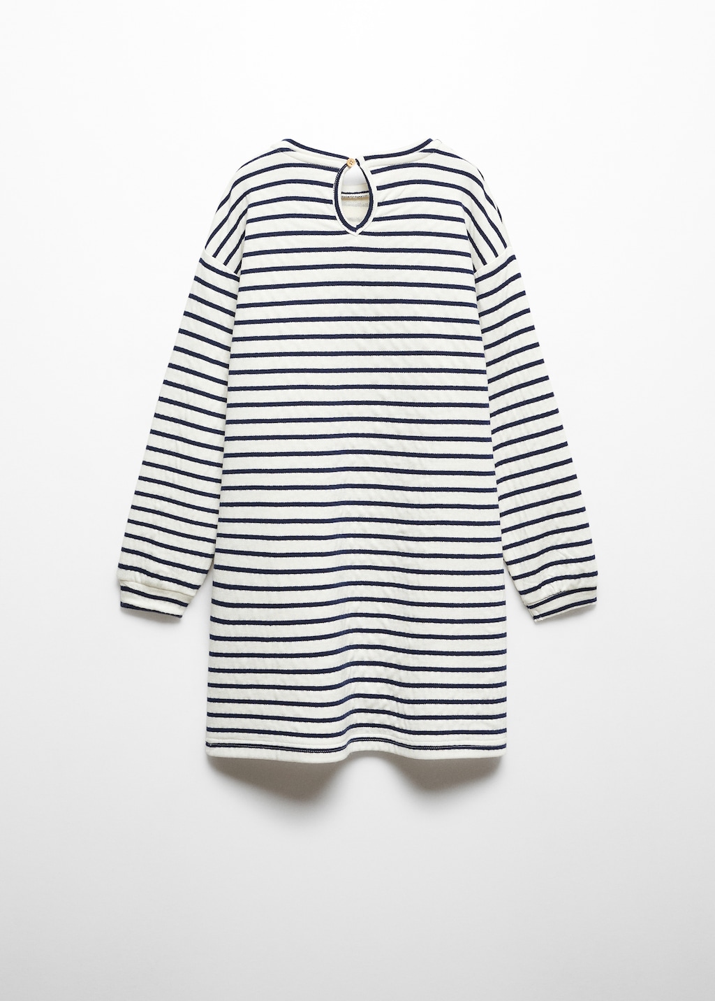 Striped dress - Reverse of the article