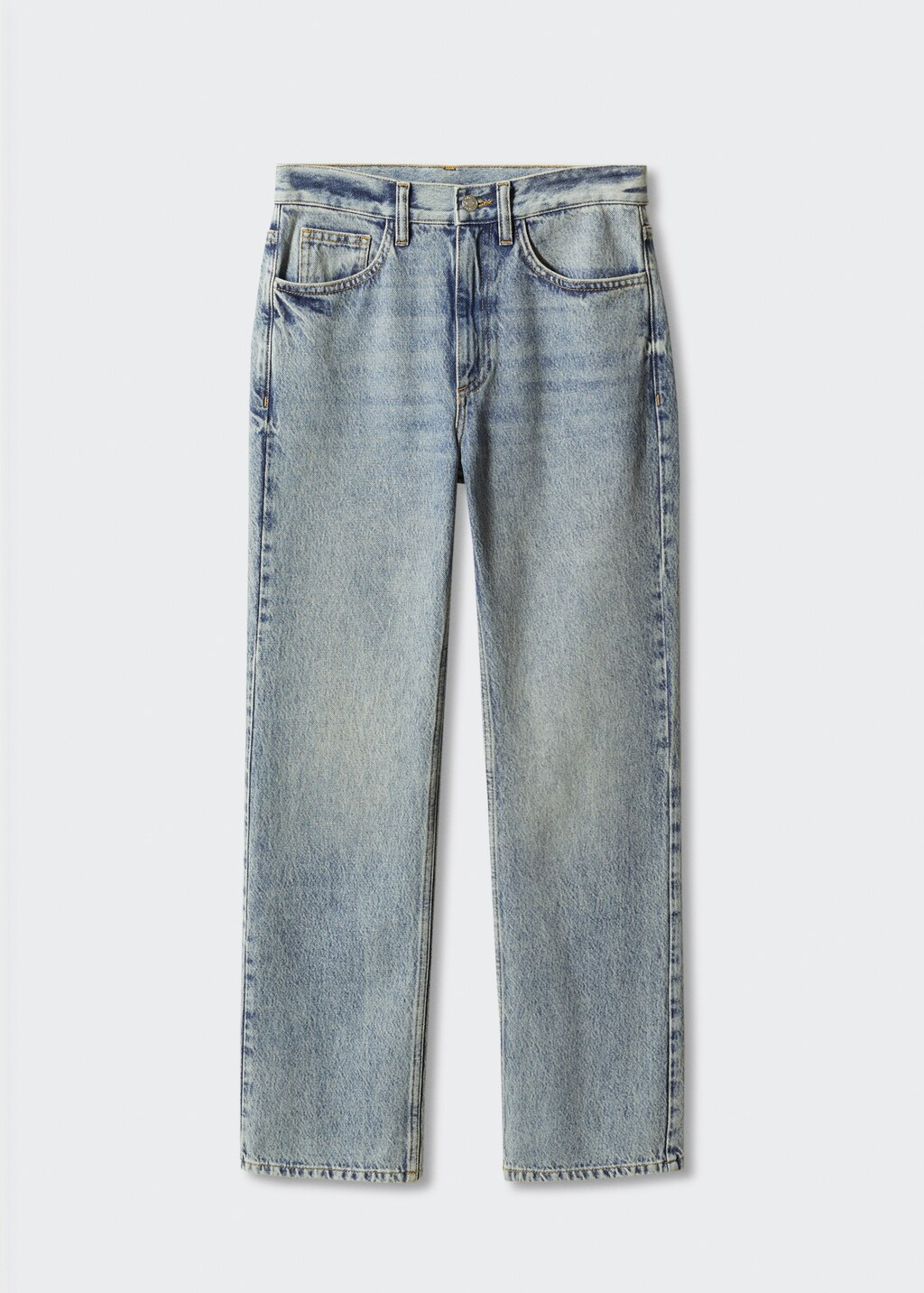 Mid-rise straight jeans - Article without model