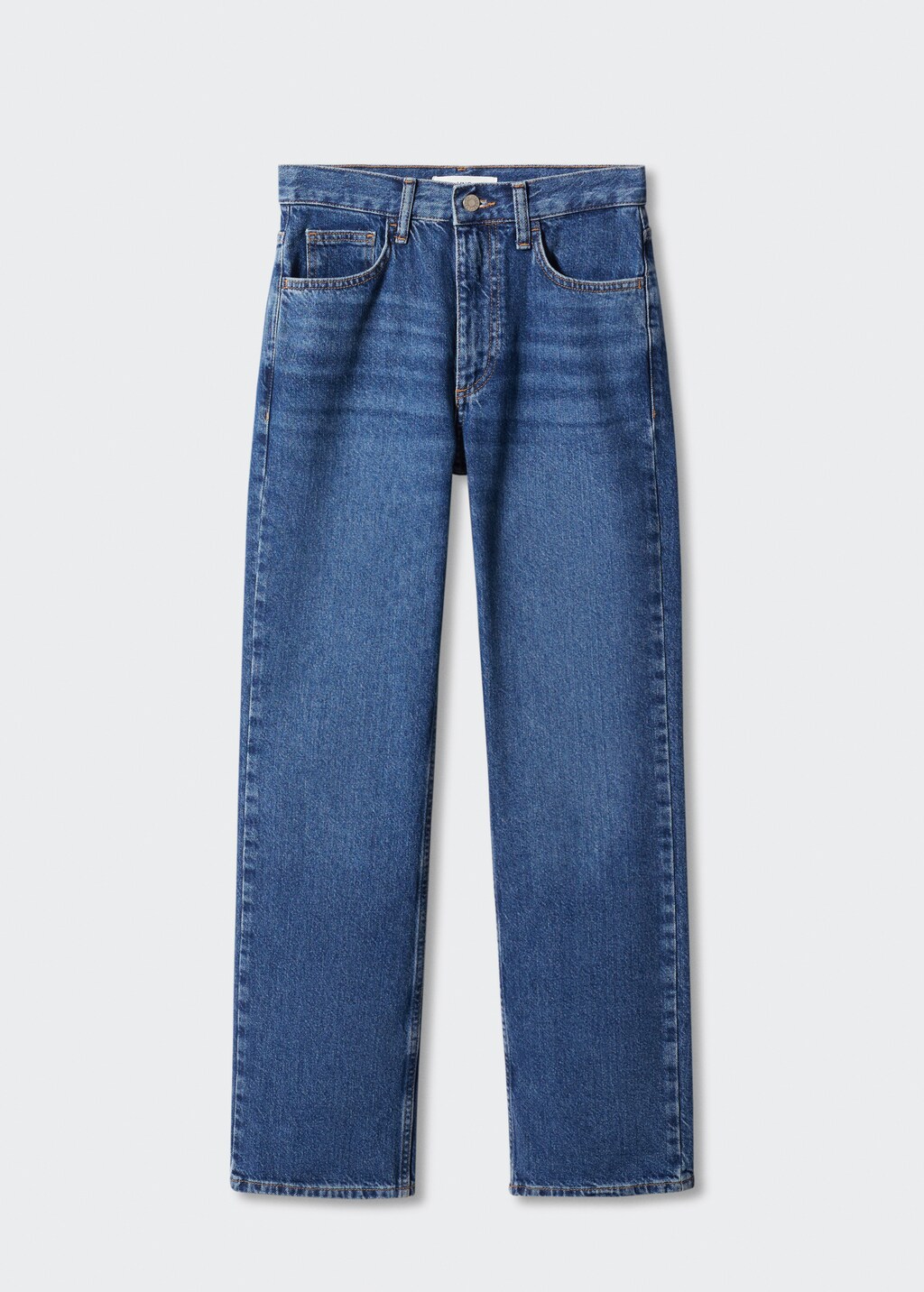 Mid-rise straight jeans - Article without model