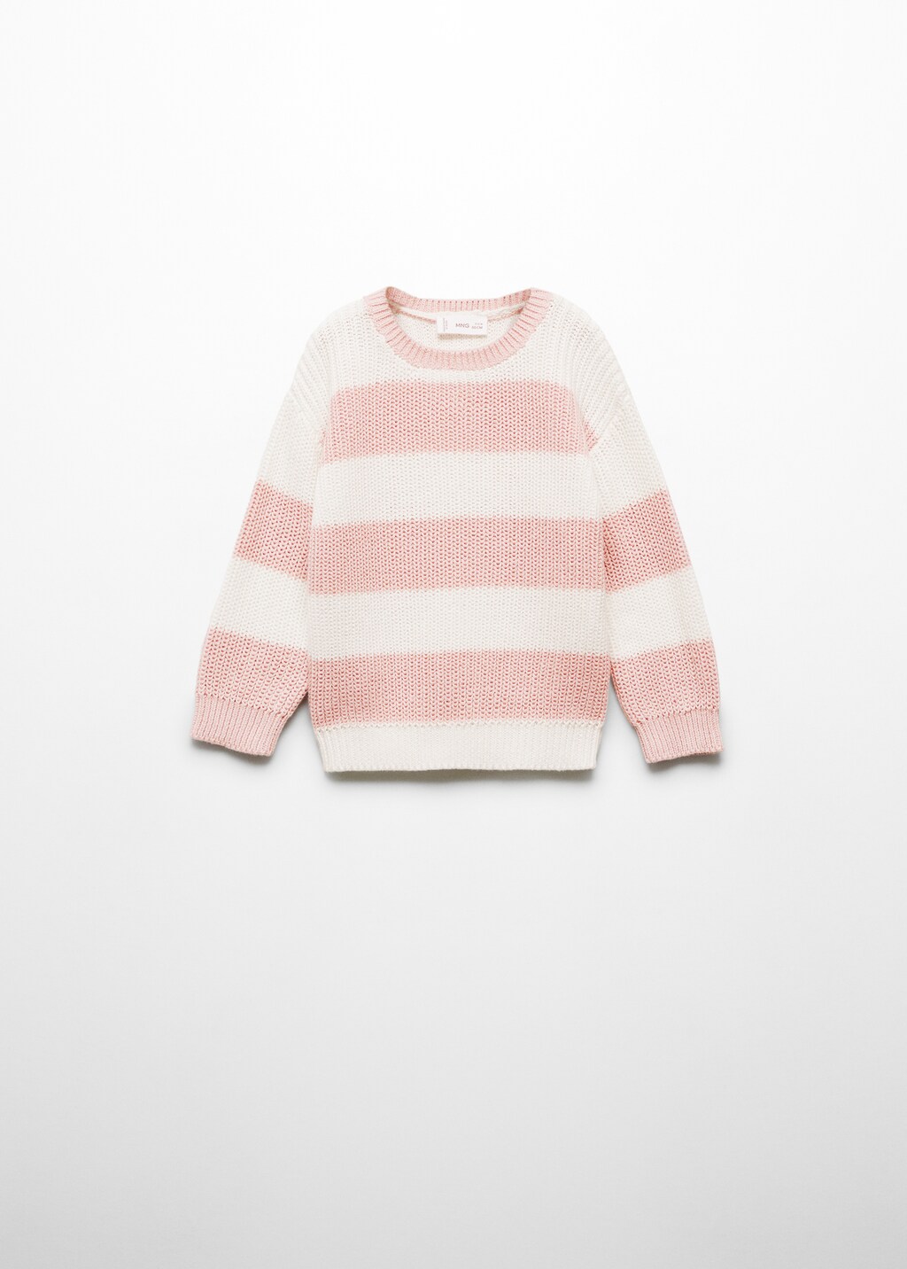 Striped knit sweater - Article without model