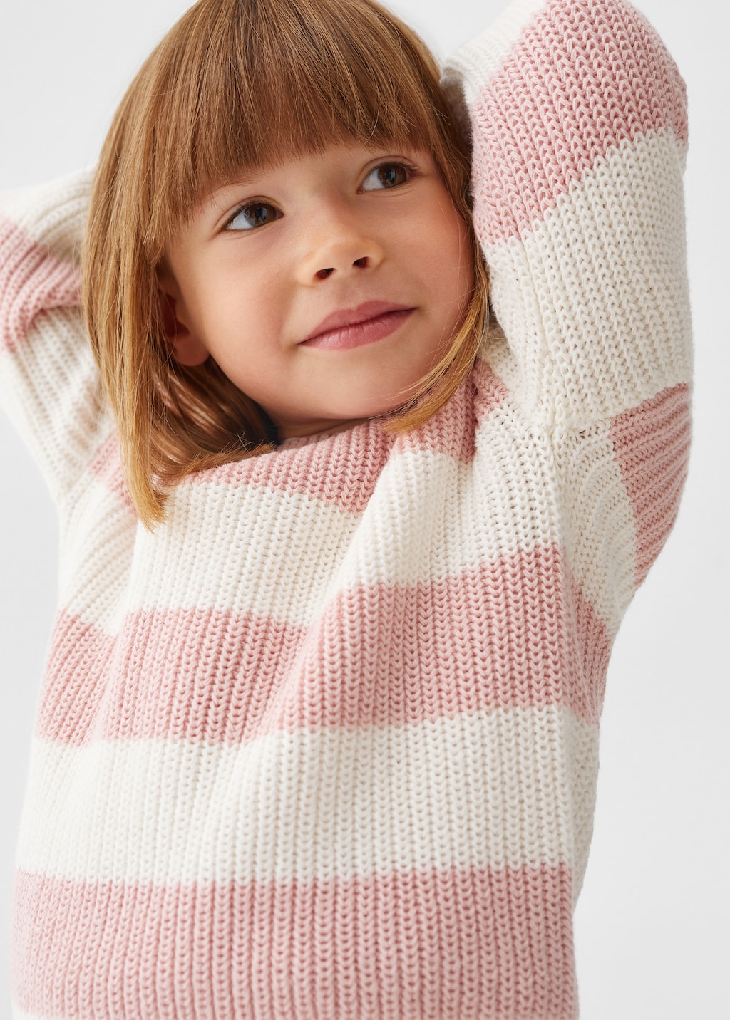 Striped knit sweater - Details of the article 1