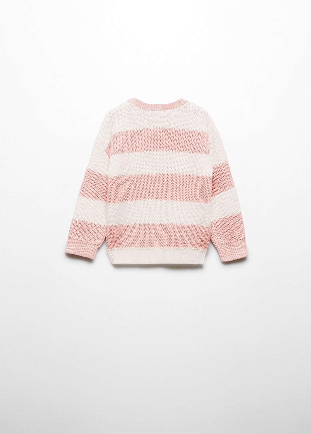 Striped knit sweater - Reverse of the article