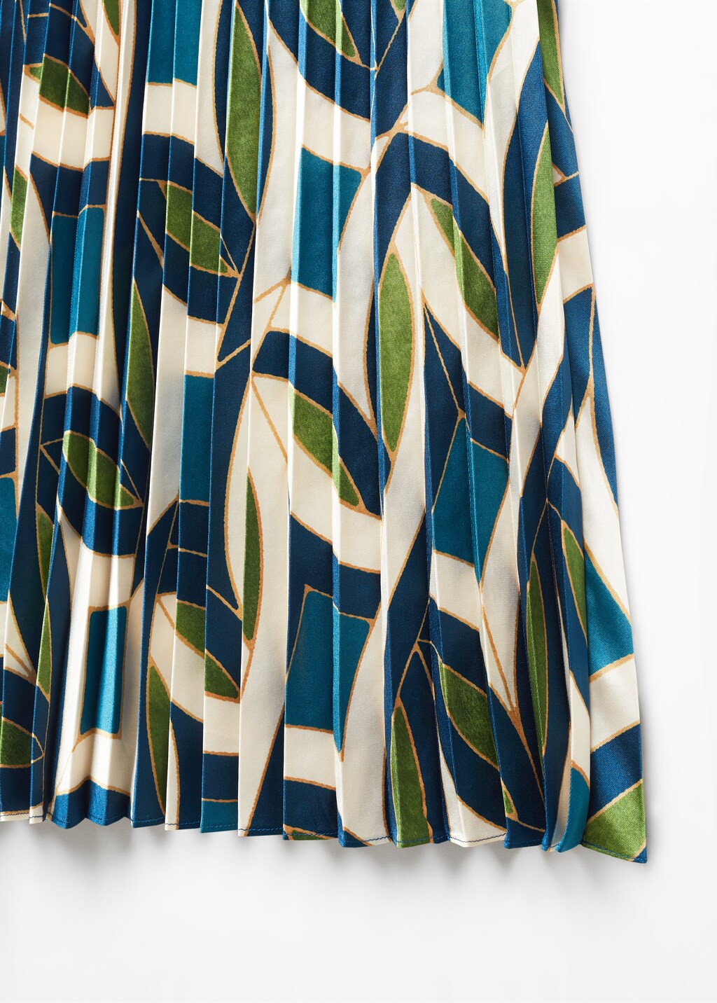 Printed pleated skirt - Details of the article 8