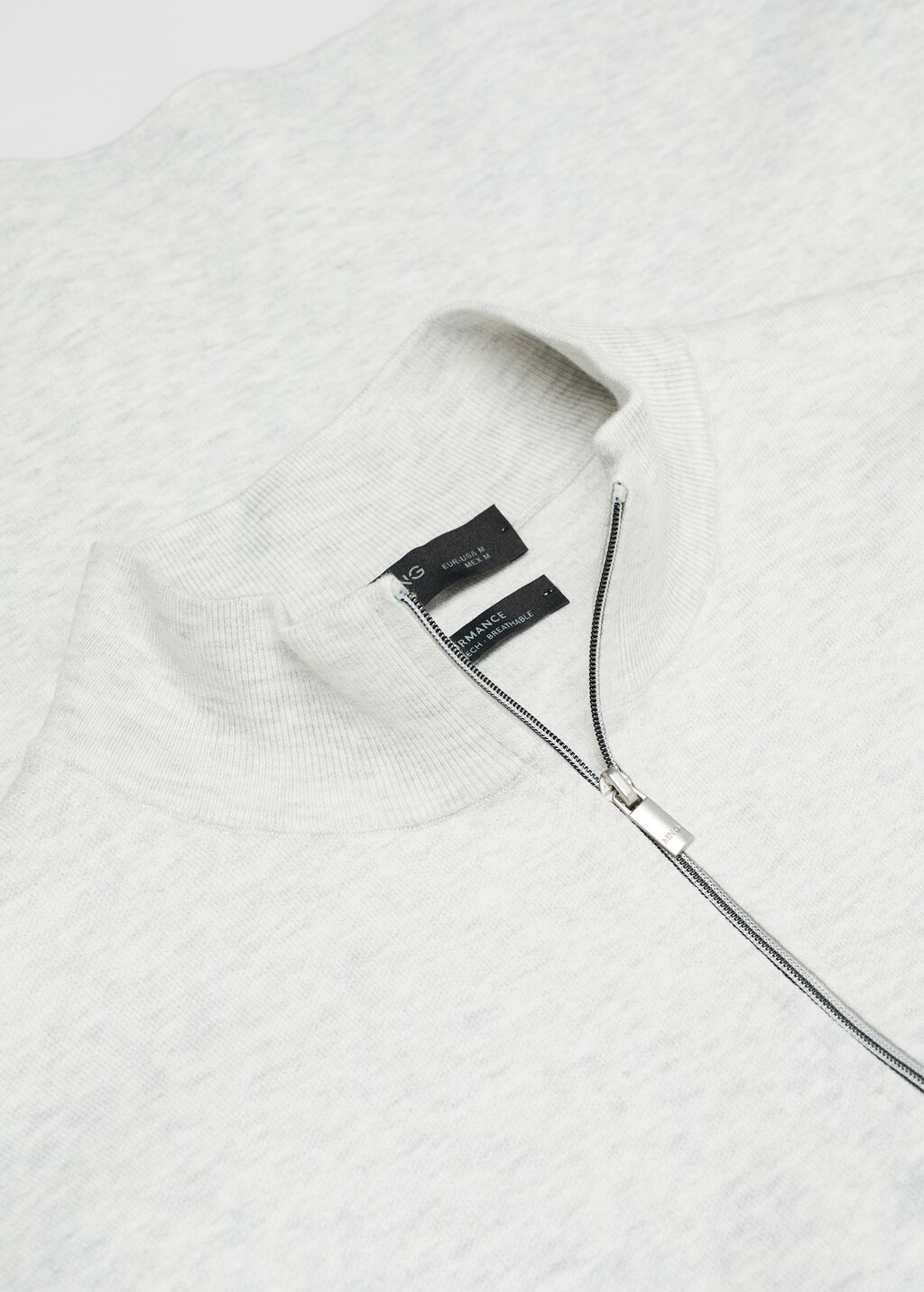 Zipped high collar sweater - Details of the article 8