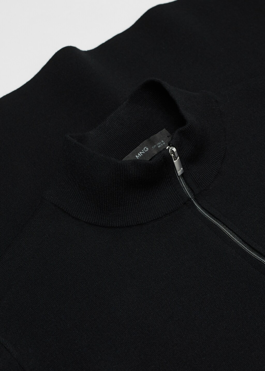 Perkins-neck sweater with zip - Details of the article 8