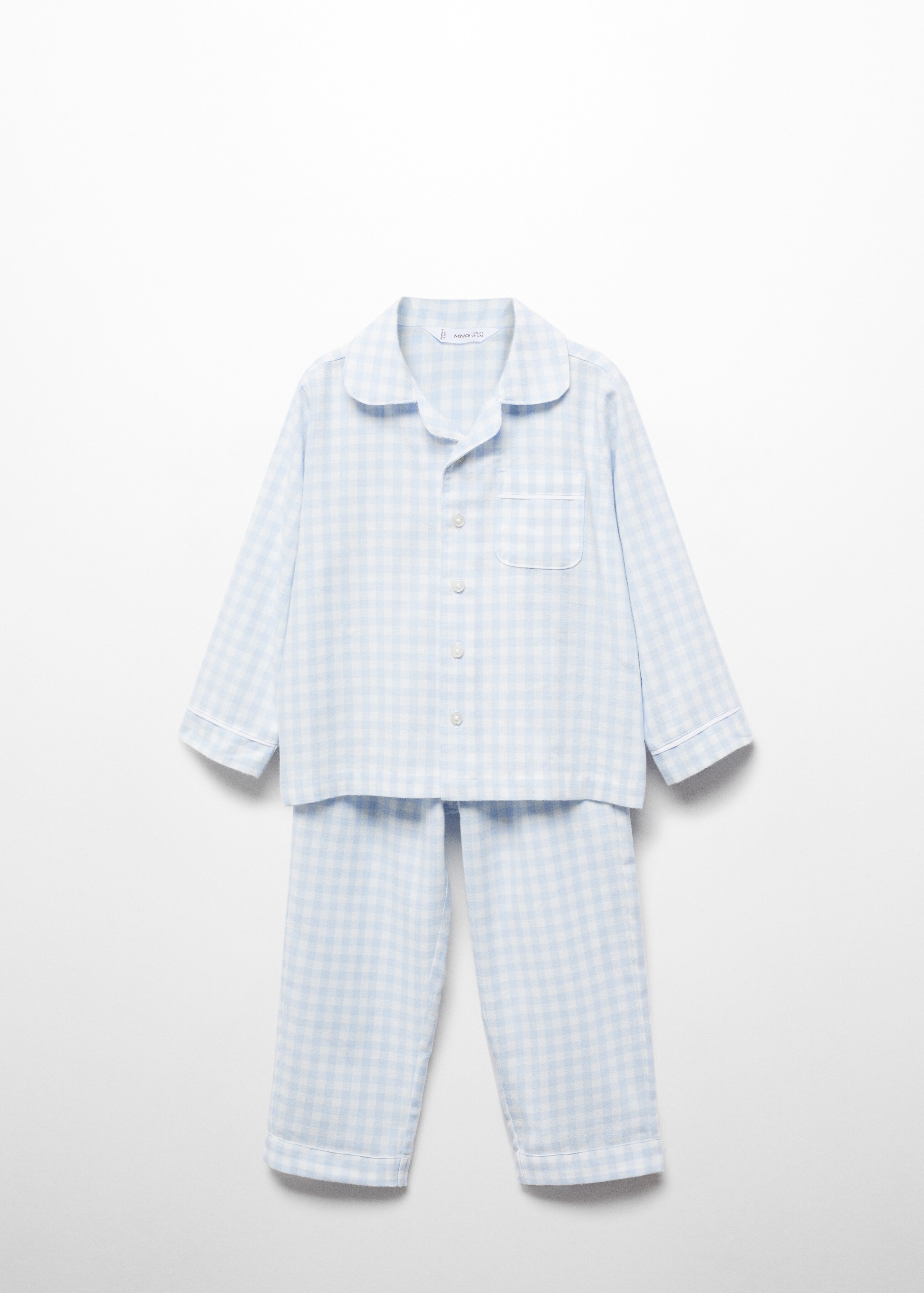 Pijama de algodão aos quadrados - Artigo sem modelo