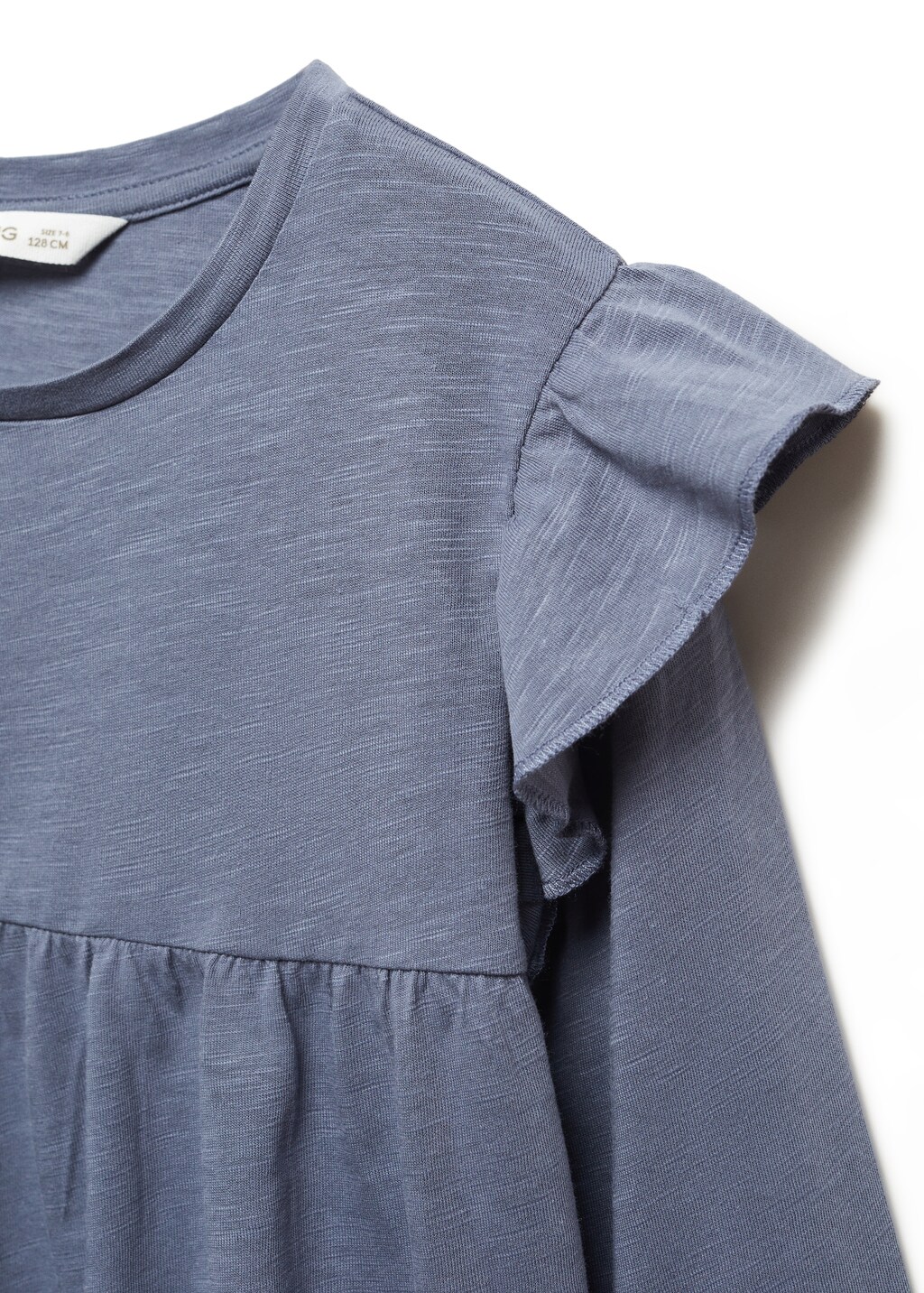 Long -sleeved t-shirt with ruffles - Details of the article 8