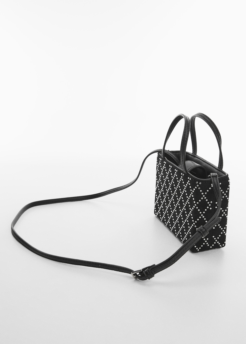 Bag with double handle and rhinestone detail - Details of the article 1