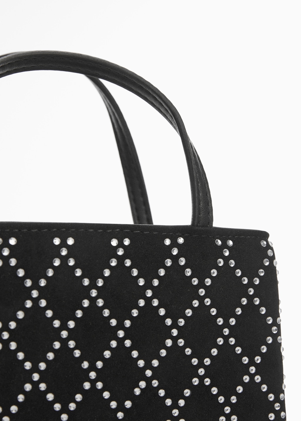 Bag with double handle and rhinestone detail - Details of the article 2