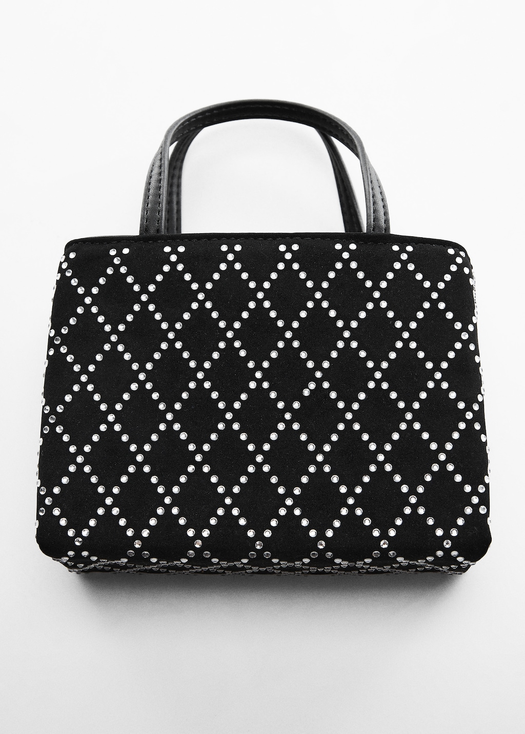 Bag with double handle and rhinestone detail - Details of the article 5