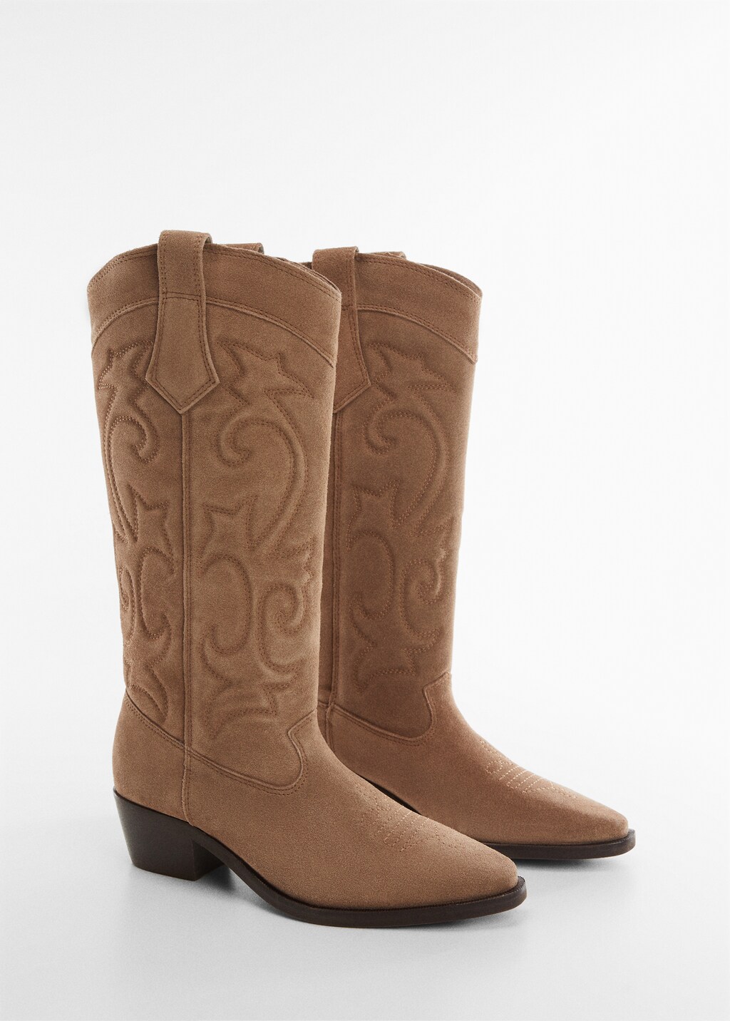 Bottes cowboy cuir - Plan moyen