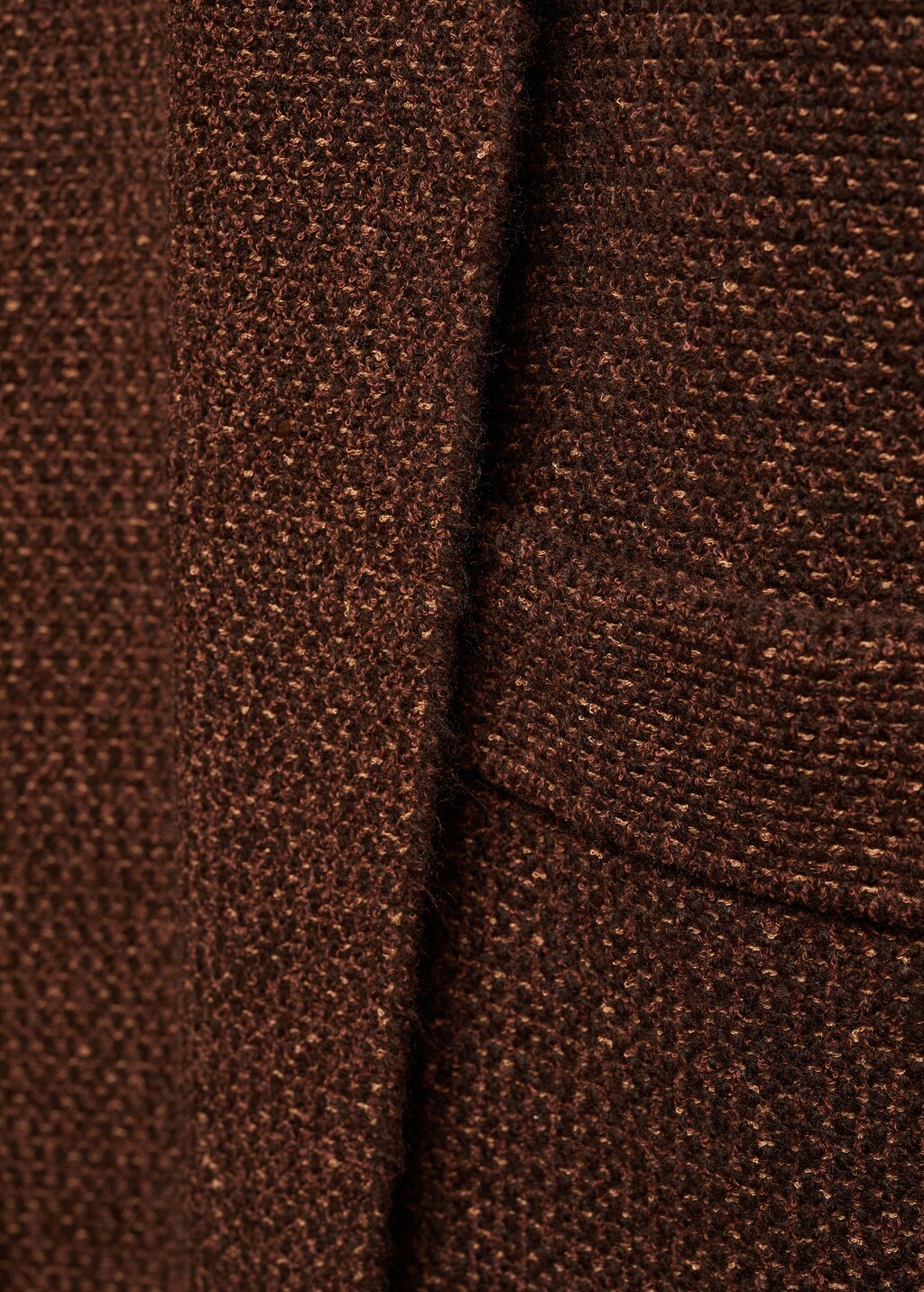 Oversized knitted coat with pockets - Details of the article 8