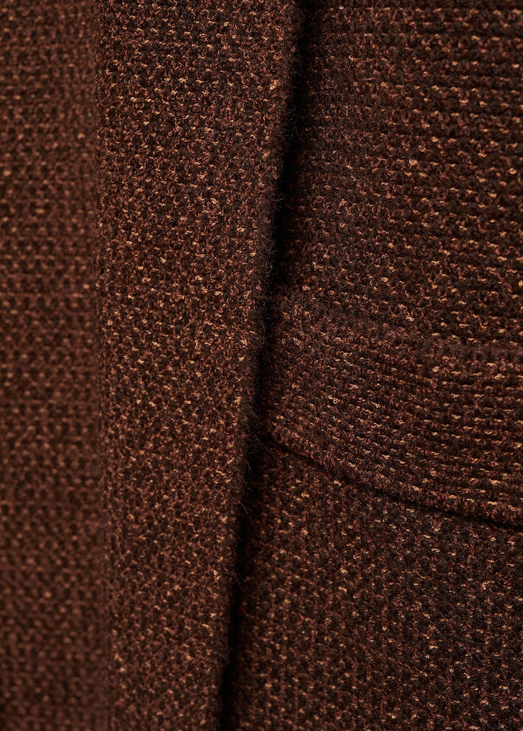 Oversized knitted coat with pockets - Details of the article 8