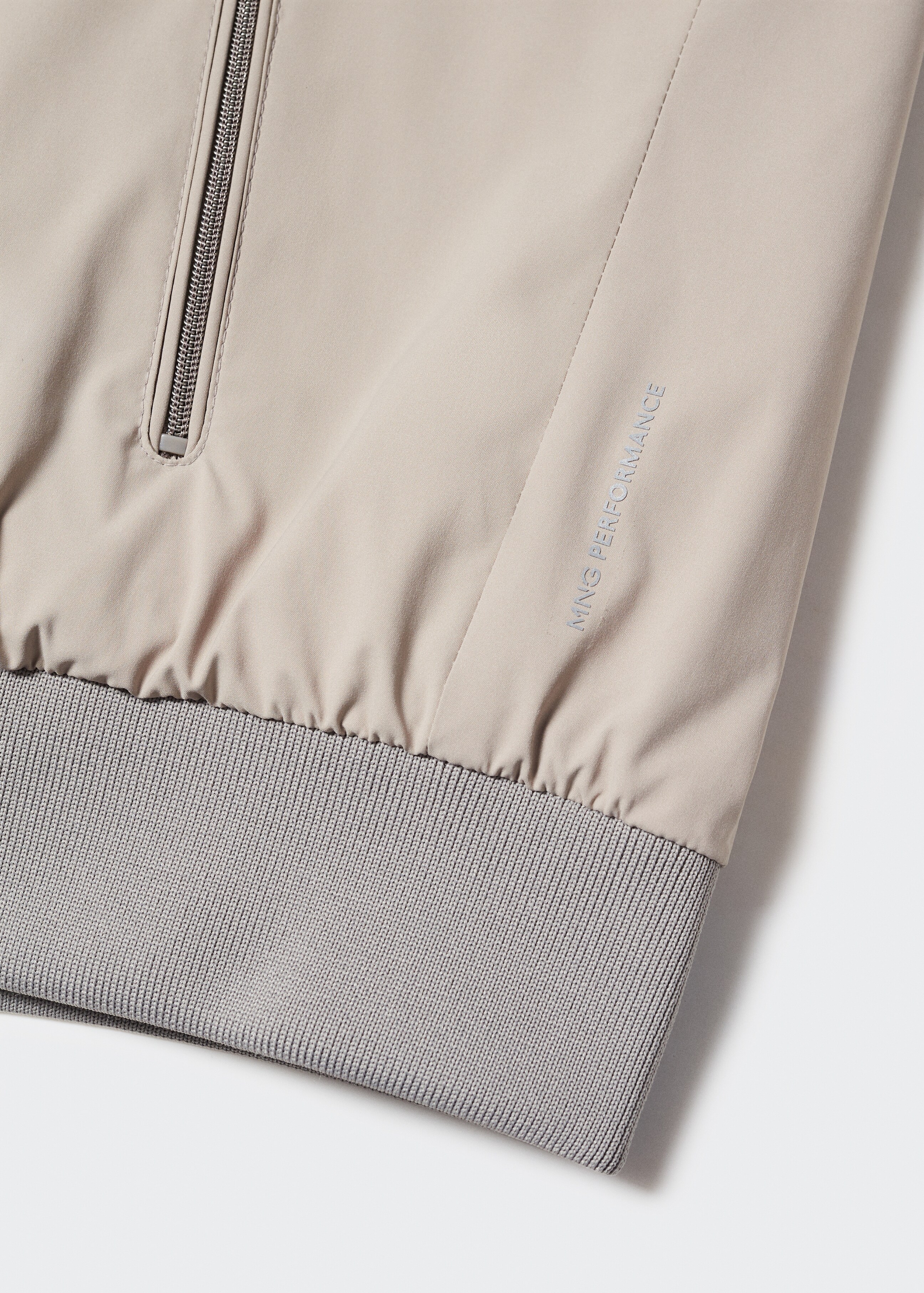 Lightweight water-repellent bomber jacket - Details of the article 0