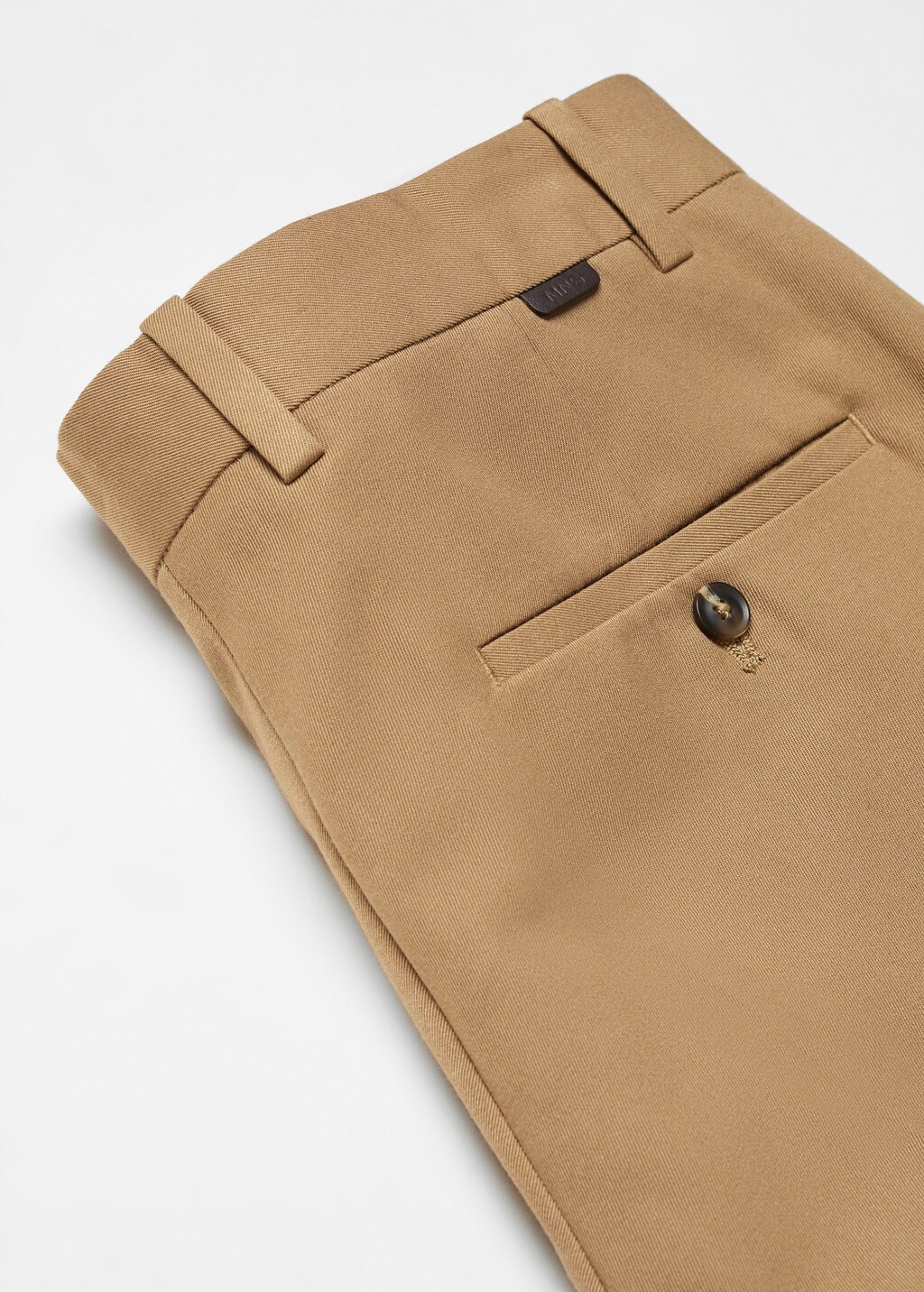 Recycled fabric slim-fit trousers - Details of the article 8