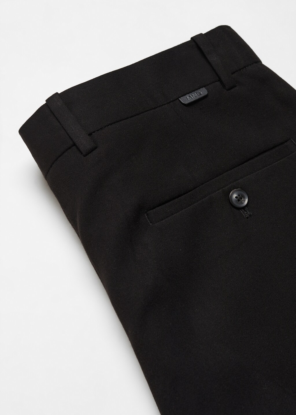 Recycled fabric slim-fit trousers - Details of the article 8