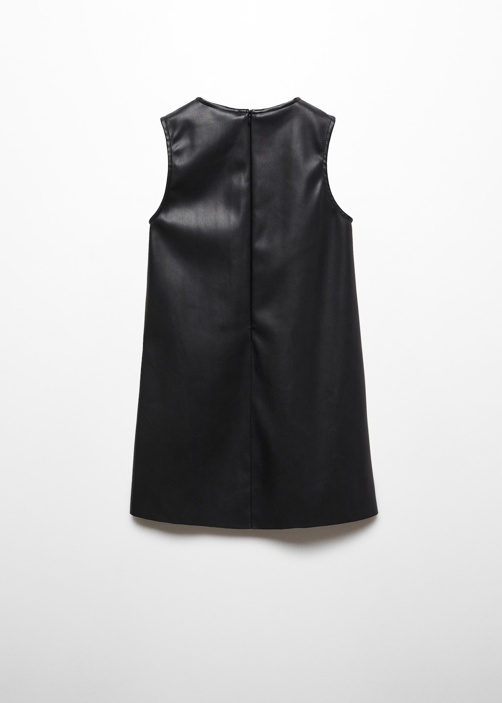 Leather-effect dress - Reverse of the article