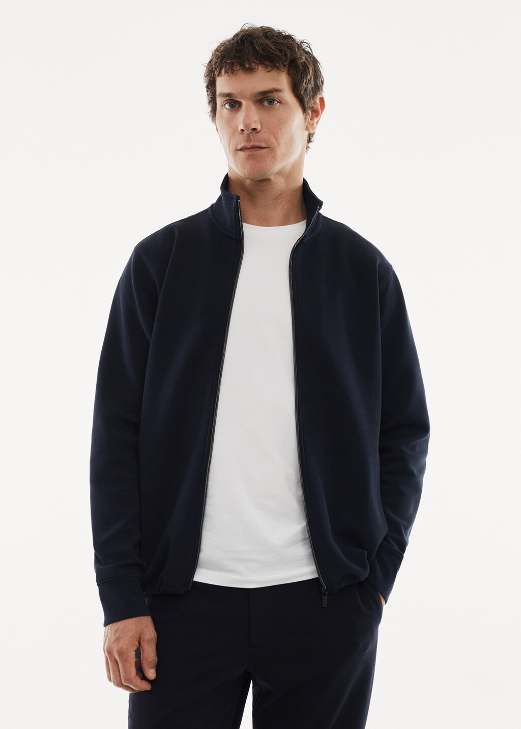 Breathable sweatshirt with zip - Medium plane