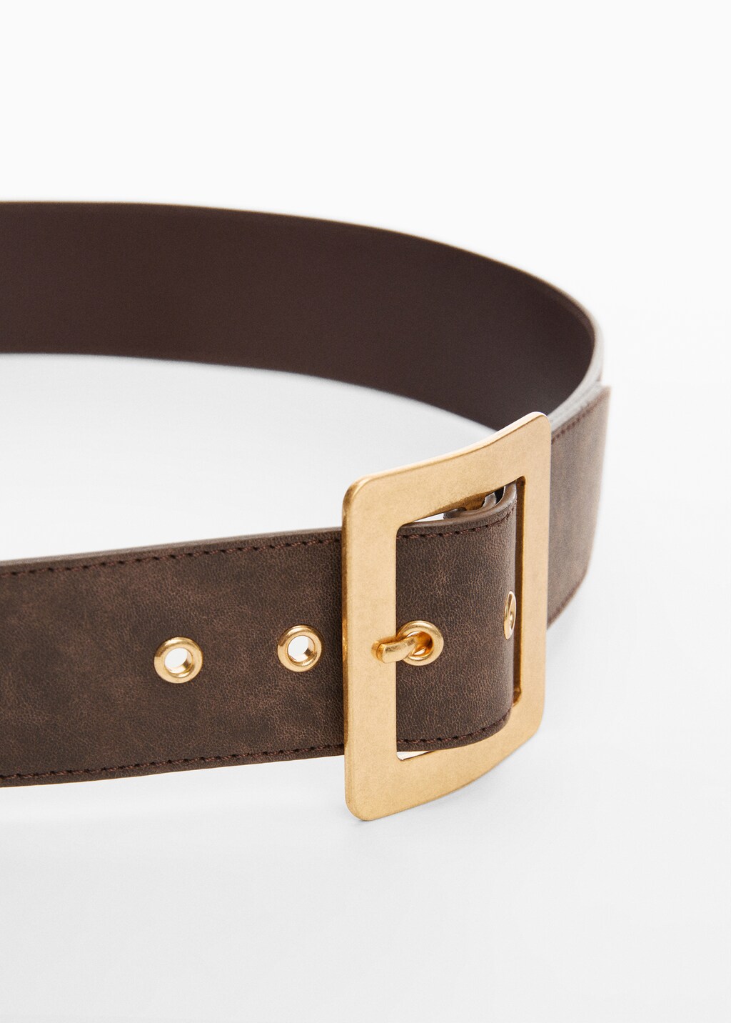 Square buckle belt