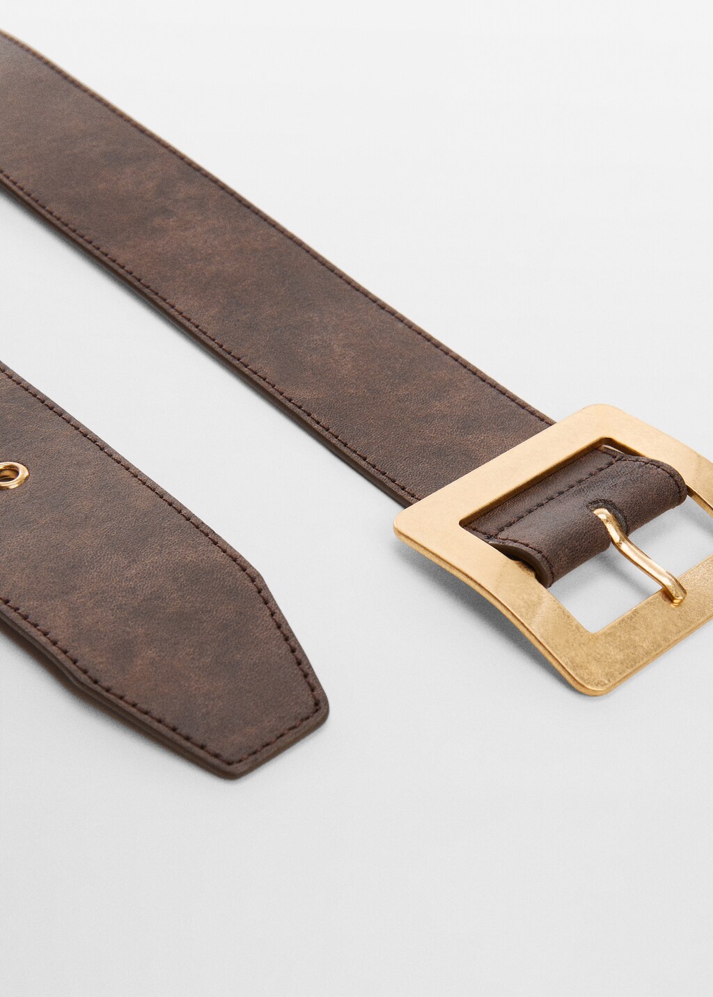 Square buckle belt